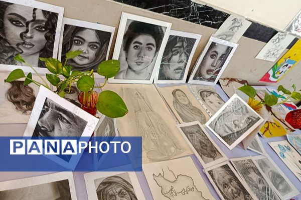  نمایشگاه فرهنگی و هنری دبیرستان عترت