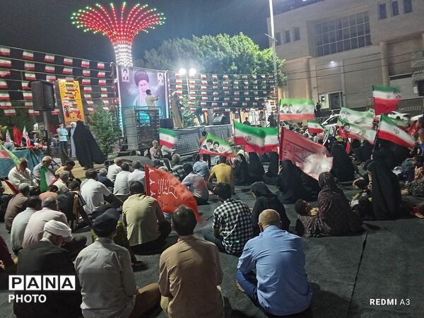 میناب در میدان شهدا، در پناه نور مجتبی(ع)