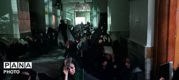 مراسم احیا  بیست و یکم در امامزاده سید مرتضی کاشمر