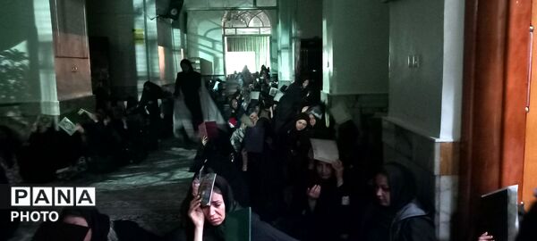 مراسم احیا  بیست و یکم در امامزاده سید مرتضی کاشمر