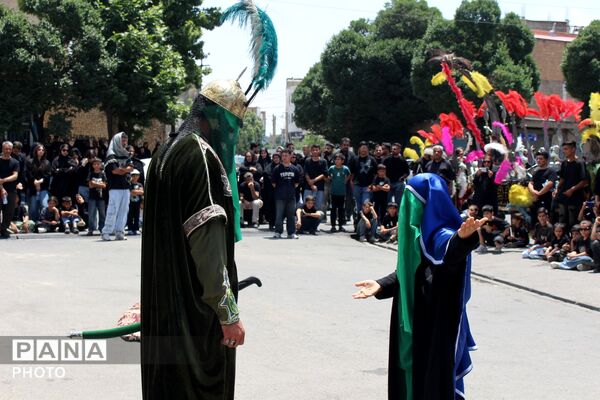 تجلی حماسه و وفاداری علمدار کربلا در اجرای عاشورایی گروه ستاره صبح