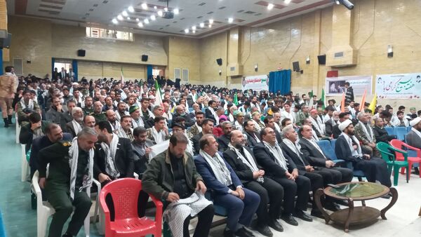 گردهمایی بزرگ بسیجیان در اسدآباد با حضور نمایندگان مجلس و امام جمعه