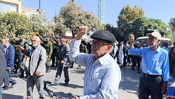 راهپیمایی بشارت نصر در نیشابور 