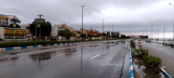 باران، چهره بندرعباس را تازه کرد