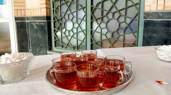 محفل شهدا در گلزار شهدای شهر بن 