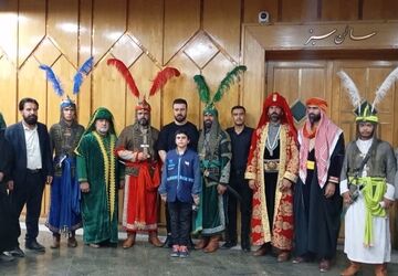 مراسم تعزیه‌خوانی در سوگواره ملی استان فارس