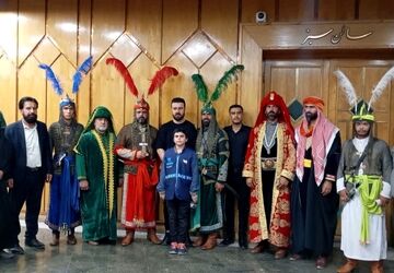مراسم تعزیه‌خوانی در سوگواره ملی استان فارس