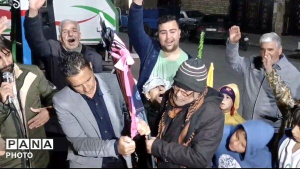 شور انقلابی مردم روستای باقرآباد قم