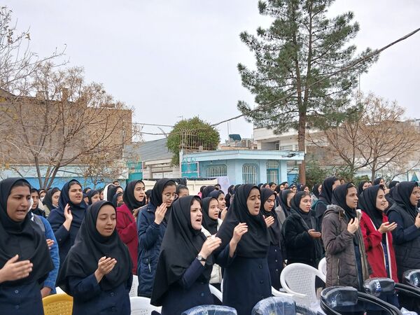 مراسم شهادت حضرت ام البنین در دبیرستان فاطمیه 