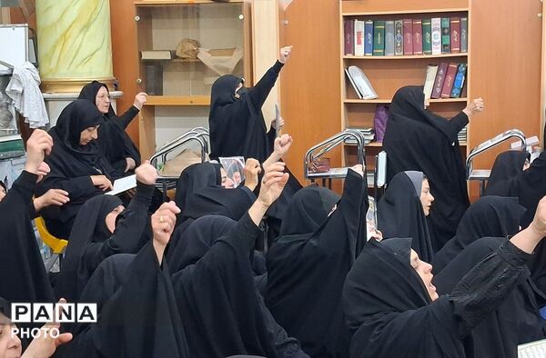 عزاداری شهادت رهبر انقلاب ویژه دانش آموزان کاشمری