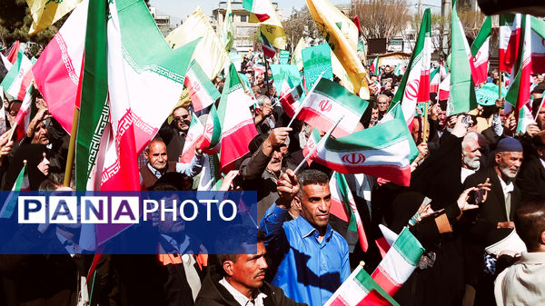 حماسه آفرینی مردم اراک در روز قدس