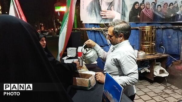 موکب کانون باهنر  در شصت و هفتمین شب از اجتماعات مردمی نیشابور