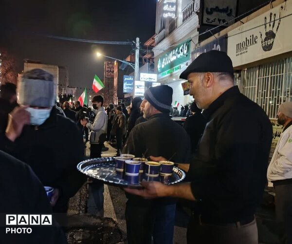 نهمین شب راهپیمایی خون‌خواهی رهبر شهید انقلاب در فردیس