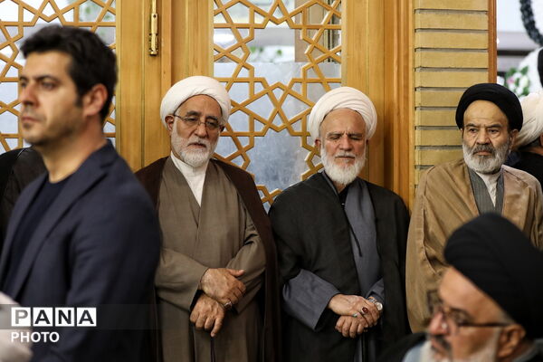 مراسم چهلمین روز شهادت «علی لاریجانی» در قم
