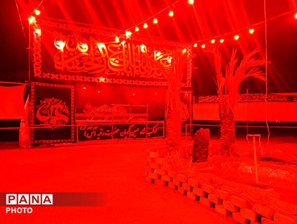 فضاسازی عزای امام‌حسین(ع) در شهرستان نظرآباد