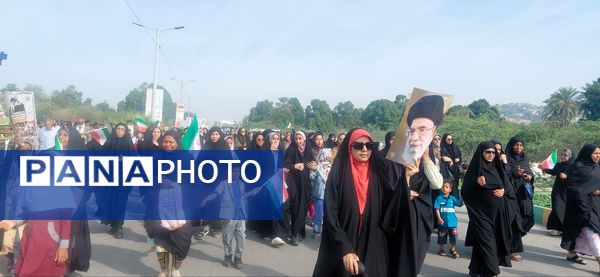 حضور پرشور مردم میناب در راهپیمایی ۲۲ بهمن