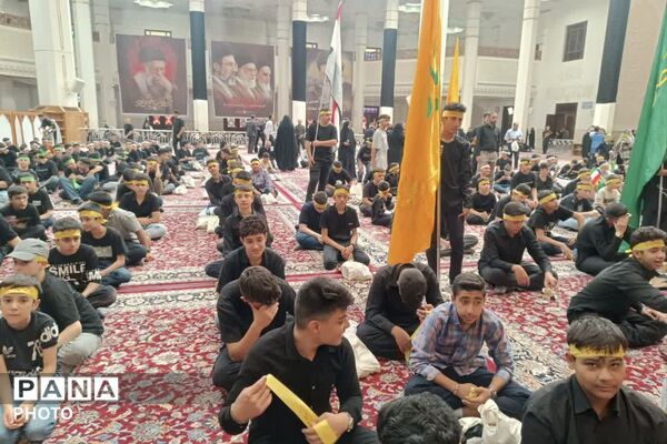 نوجوانان عاشورایی در حرم شاهچراغ(ع) - 3