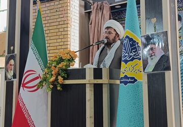 اولین نماز جمعه ماه رمضان شهر سفیددشت 