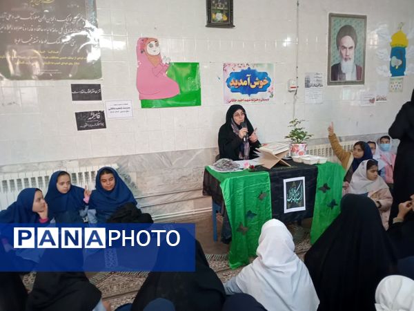 مراسم عزاداری ایام فاطمیه در مدرسه شهید خاقانی شیروان