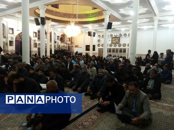 مراسم ویژه شهادت سید محرومان رئیس‌جمهور مردمی و جهادی در شهرستان مه ولات