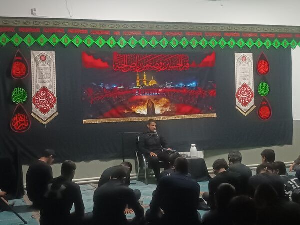 عزاداری دهه اول صفر در دبیرستان شهید بهشتی نیشابور 
