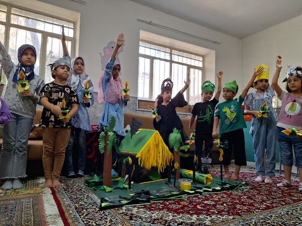 اندر احوالات کودکان کوچک دارالقرآن امام علی(ع) 