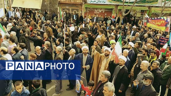راهپیمایی یوم الله بیست و دوم بهمن ماه در خلیل آباد