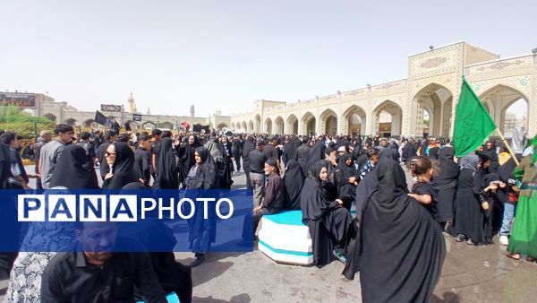 عزاداری زائران حضرت رضا (ع) 