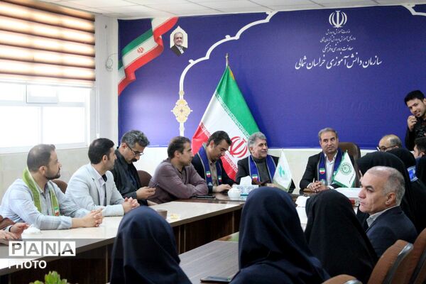 مراسم سالروز تاسیس سازمان دانش آموزی در خراسان شمالی