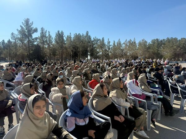 قاب پانا خاتم از اجرای جذاب تماشانه سیار در یزد