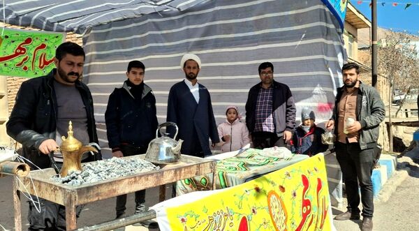 برپایی موکب به‌مناسبت عید نیمه شعبان