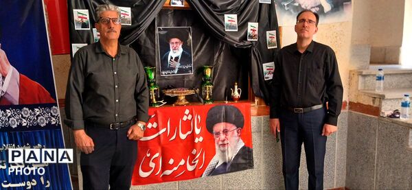 مراسم سوگواری و بزرگداشت حضرت آیت‌الله خامنه‌ای در نهاوند