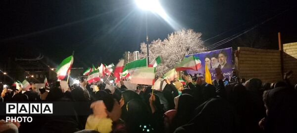 راهپیمایی باشکوه مردم شهید پرور انوج