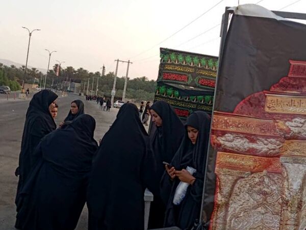 موکب شهید مجتبی شریفی در راه خدمت به جا ماندگان اربعین