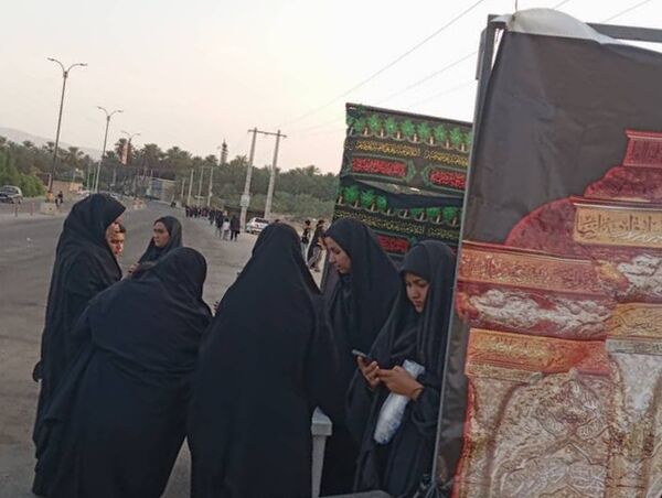 موکب شهید مجتبی شریفی در راه خدمت به جا ماندگان اربعین