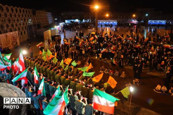 خروشان جمعیت در سراسر مناطق تهران