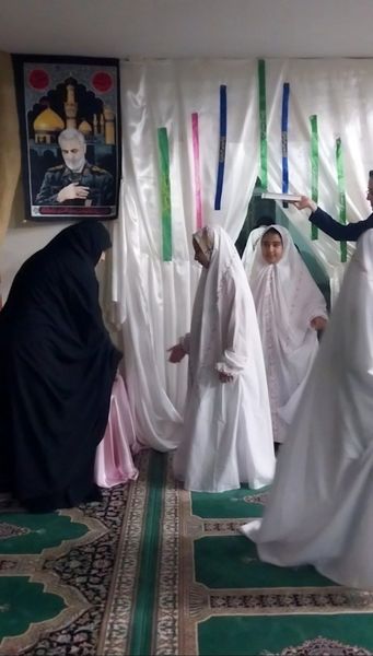 مراسم معنوی اعتکاف در مسجد صاحب الزمان جوادیه