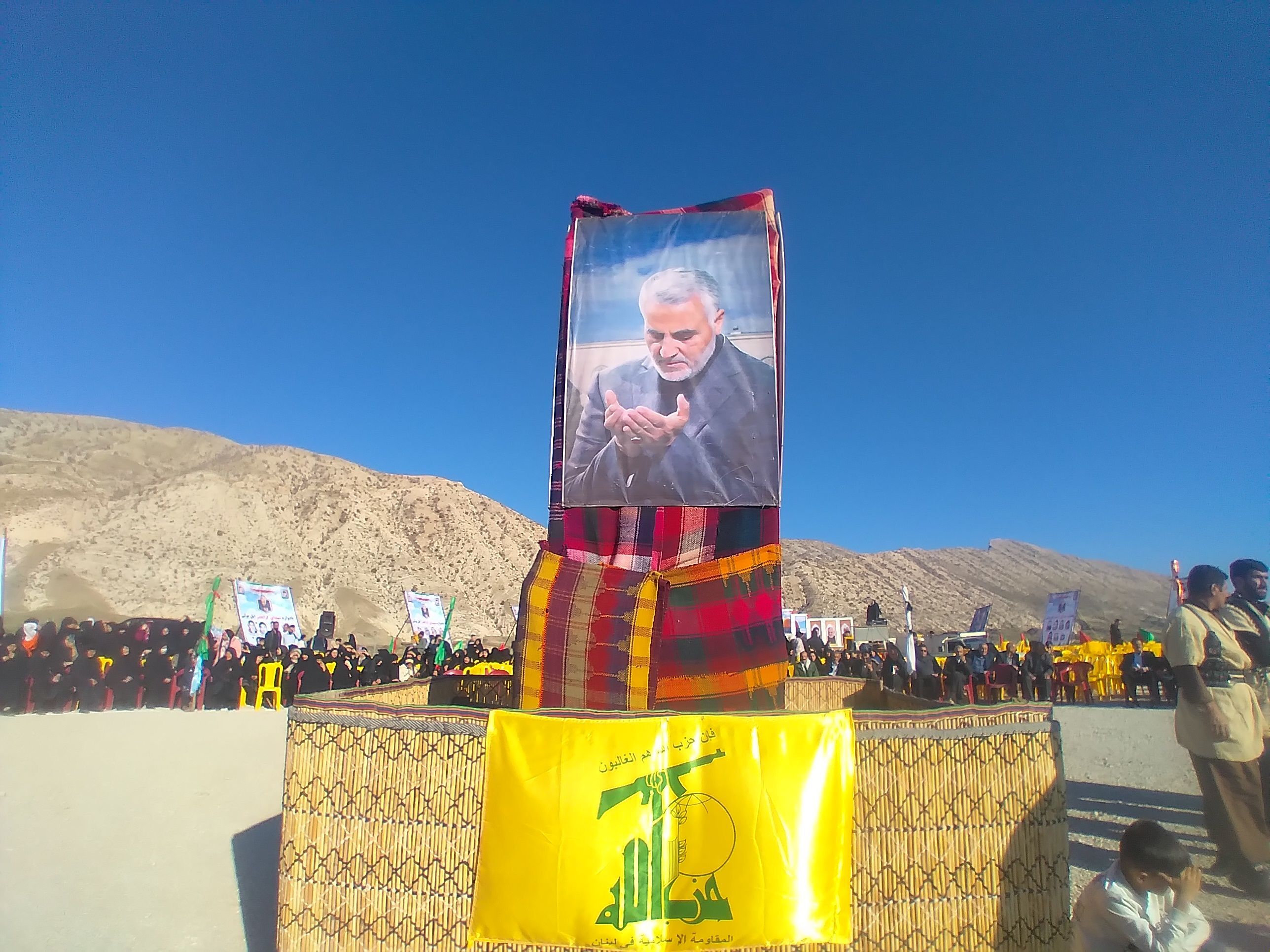 مراسم چمری به مناسبت پنجمین سالگرد شهادت سردار دلها در بخش بولی