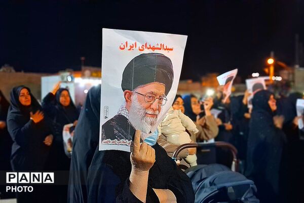 مراسم بزرگ عزاداری به‌مناسبت گرامیداشت شهادت جانسوز حضرت آیت‌الله امام خامنه در باشت