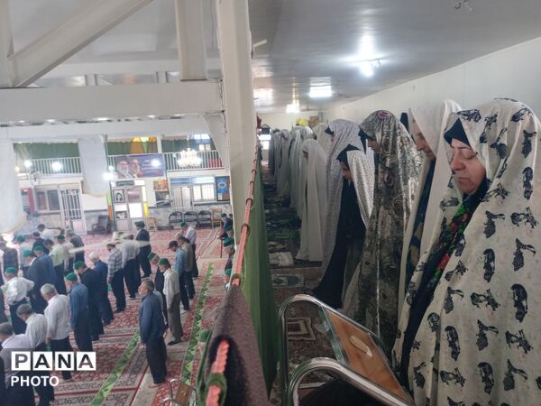 اقامه نماز جمعه عبادی سیاسی  در مسجد جامع شهربار نیشابور