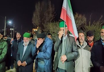 مراسم عزاداری شهادت امام جعفر صادق علیه السلام درشهر نیشابور