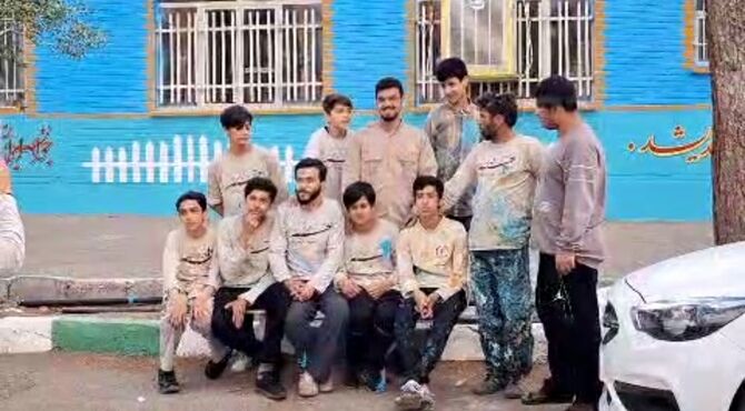 نقش آفرینی نوجوانان گروه «مکتب عاشورا»