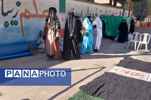 مراسم سوگواری شهادت حضرت فاطمه(س) در مدارس ناحیه 2 بهارستان