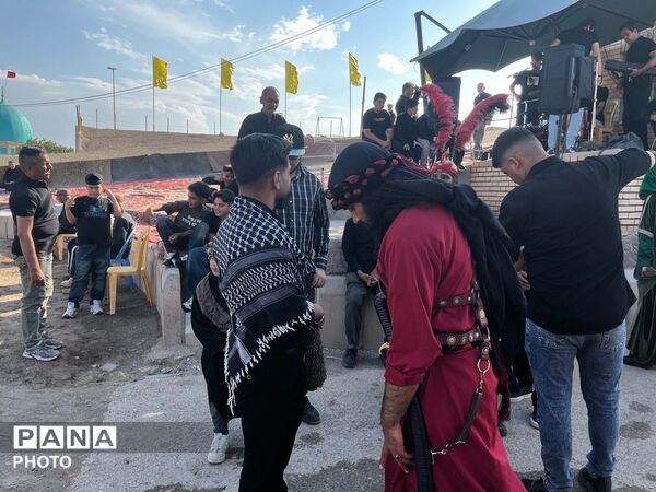مراسم تعزیه حسینی در روستای فدیشه