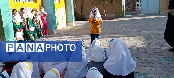 برگزاری صبحگاه انتظار در آموزشگاه فاطمیه خاتم 