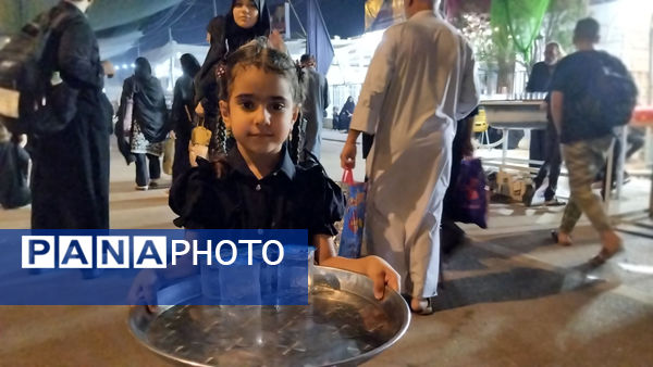 کودکان در پیاده‌روی نجف تا کربلا