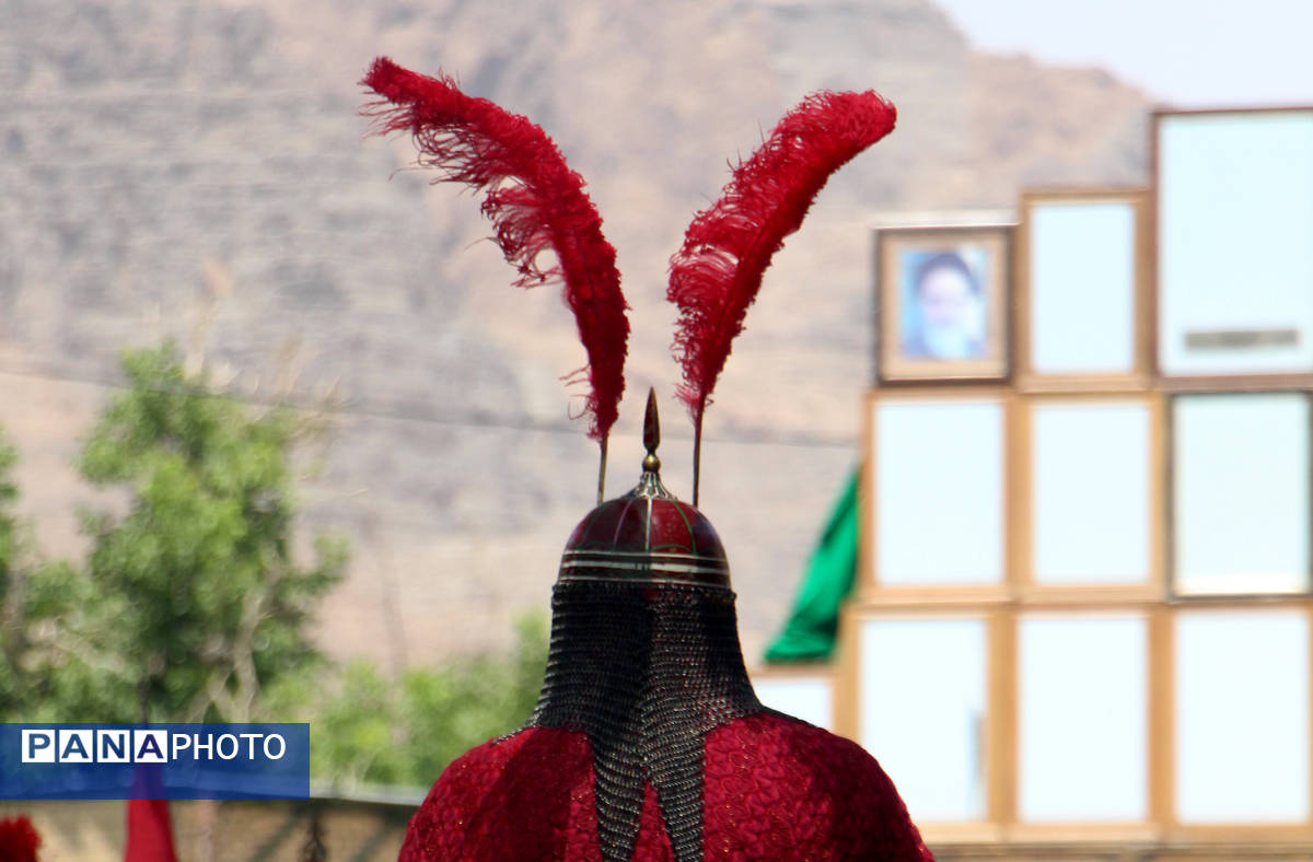 مراسم عزاداری و تعزیه‌خوانی روز عاشورا در روستای ده بالای تفت