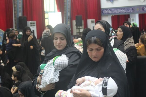 اجتماع بزرگ شیرخوارگان حسینی در حسینیه ثارالله یاسوج