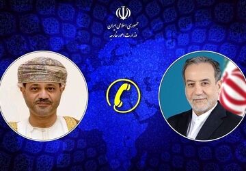 تماس تلفنی وزرای امور خارجه ایران و عمان