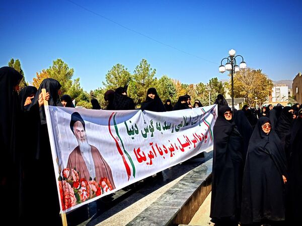 راهپیمایی بشارت نصر در کاشمر 